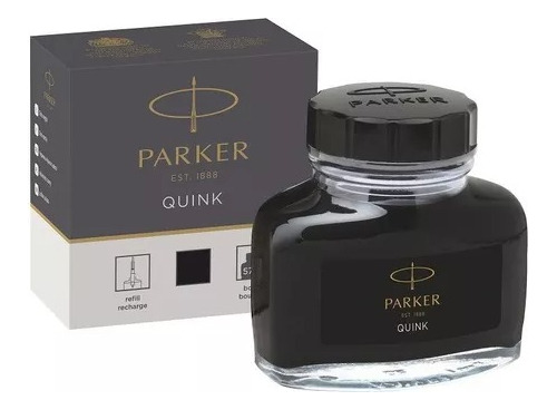 Tinta Para Lapicera De Pluma Marca Parker Quink Negro