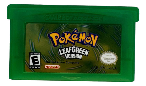 Cartucho Pokémon Leaf Green Version - Gameboy Advenced