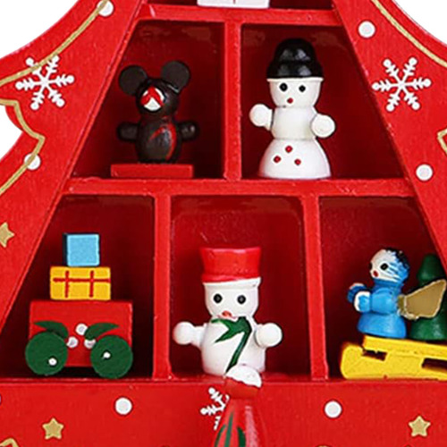 Árbol De Navidad De Madera De Mesa Exquisito Mini