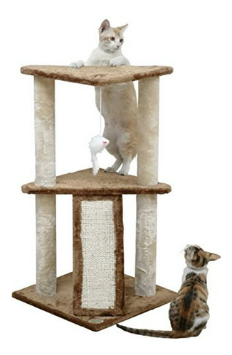 Árbol Rascador Esquinero Para Gatos.