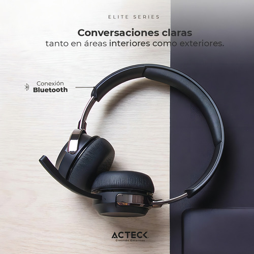 Audifonos Para Negocios Call Center Bluetooth Micro Negro Negro