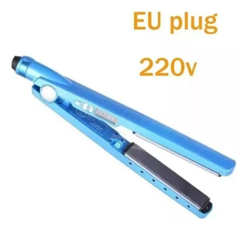 ( Chapinha Nano Titanium Azul Alisadora Com Visor 450 Graus