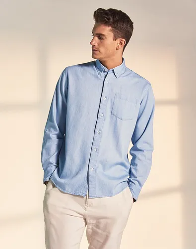 Camisa Savina De Hombre Denim Classic Fit Equus Env o gratis