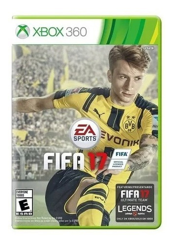 # Fifa 17 Xbox 360 Midia Fisica Original X360 Microsoft 2017 (Recondicionado)