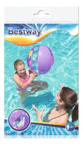 Pelota Inflable Playa Splash 51cm Morada Bestway / Tcenter