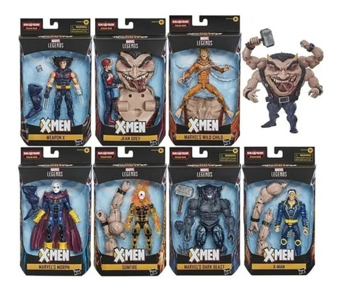 X-men Marvel Legends Wave 5 Set Of 7 Figures (sugar Man Baf)