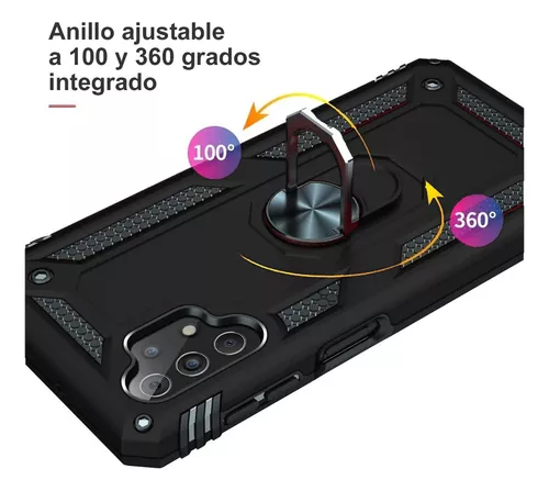 Funda Uso Rudo Anillo Para Xiaomi Redmi Note 12S