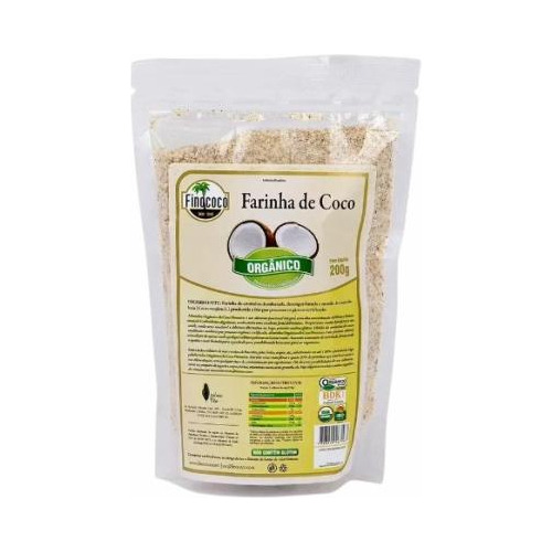 Farinha De Coco Integral Orgânica Finococo 200g - Sem Glúten