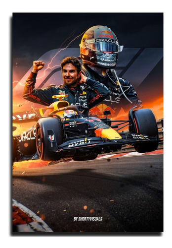 Poster F1 Red Bull Racing Checo Pérez 50x70cm