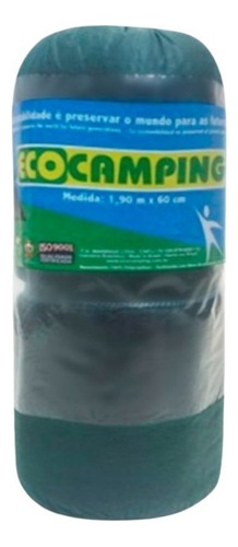 Colchonete Camping Multiuso Pescaria Acampamento Ecocamping Cor verde liso