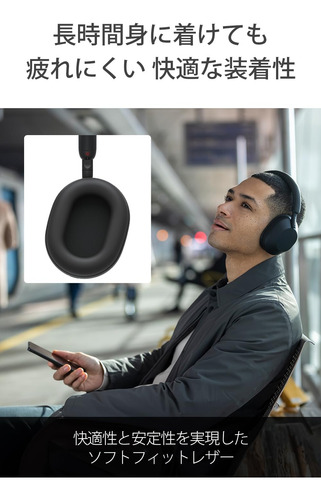Fones De Ouvido Sem Fio Sony Wh-1000xm5 Silver Com Bateria D