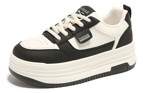 Zapatillas De Deporte Con Cuña Para Mujer Zapatos Con Plataf