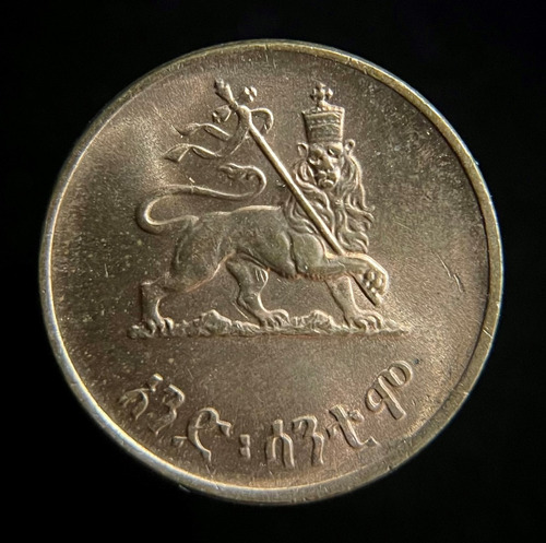 Etiopia, Cent, 1943-1944. Haile Selassie I. Sin Circular