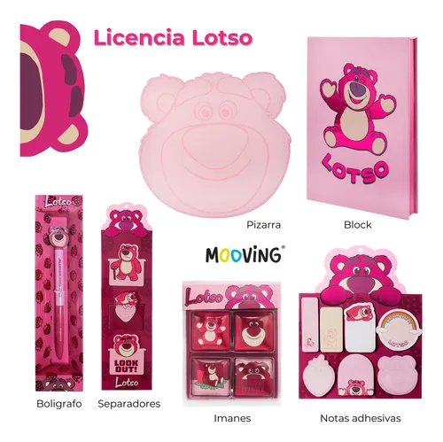 Kit Lotso Boligrafo + Block De Notas Mooving Maw 80hjs Dura