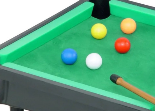 Jogo De Sinuca Infantil Sinuquinha 45 Cm Bilhar