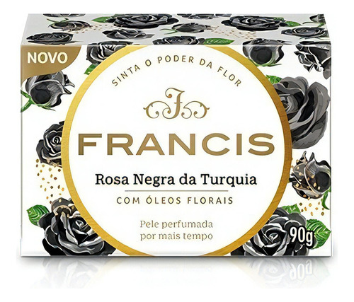 Sabonete Barra Rosa Negra Da Turquia Francis 90g