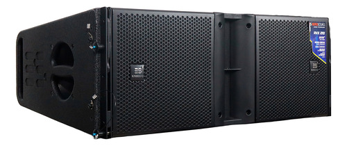 Bafle Line Array Pasivo Rvx210 Eurosound Bocinas 2x10 Color Negro