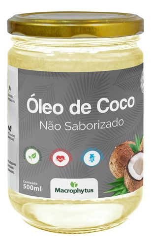 Óleo de Coco Não Saborizado 500ml