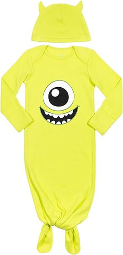 Monsters Inc Lion The Pooh Mike Vestido Dormir Manga Larga P