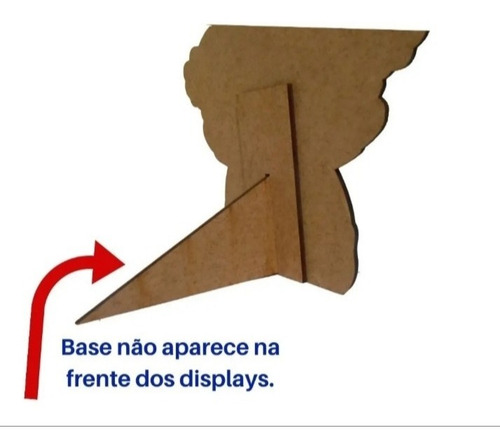 Kit Topo Bolo Fazendinha Menino+5 Quadrinhos+6 Display Mesa