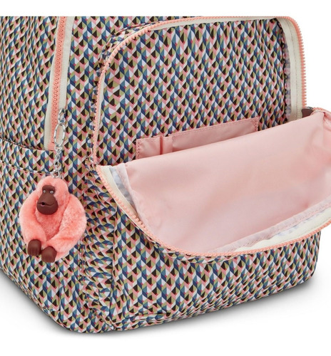 Imagem 5 de 6 de Mochila Escolar Grande Kipling Seoul Original Estampa