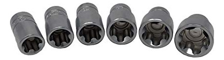 Juego De Llaves De Vaso Torx Plus 6 Piezas 5 Pt