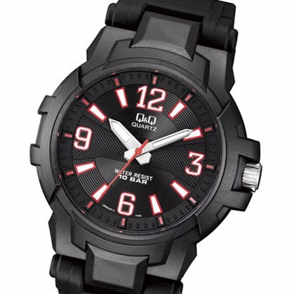 Reloj Q&q Vr62j010y 100m Water Resistant Agujas Luminiscente