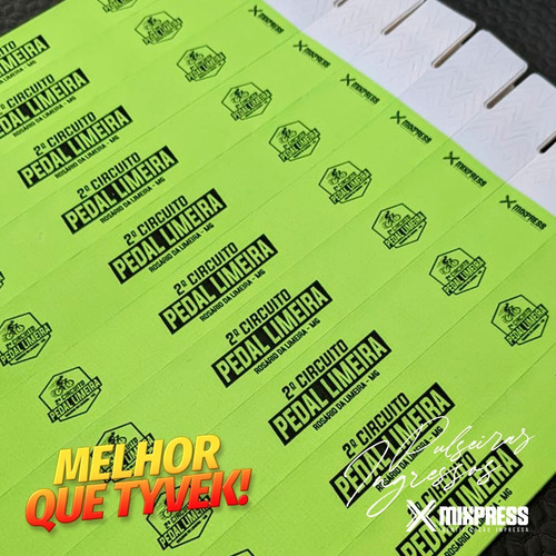 Imagem 3 de 6 de Pulseira Identificação Nylon Impressão Simples . 450 Unids