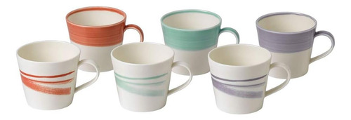 Royal Doulton 1815 Bold Tazas, Juego De 6