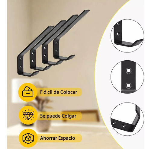 4 Ganchos Para Colgar Cascos De Moto, Perchero