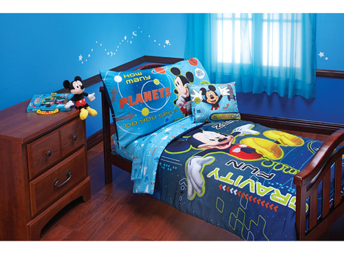 Jueto De Cama De 4 Piezas Para Cuna Disney Mickey Zero