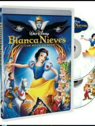 Walt Disney Blanca Nieves Y Los Siete Enanos Dvd 2 Discos 