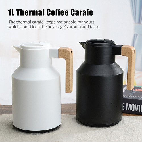 Para A Jarra Térmica Aislante Para Café, 1 Litro, Para
