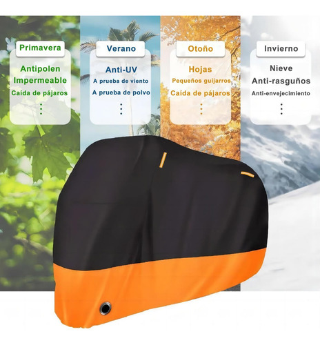 Cubre Motocicleta, Funda Para Moto Impermeable Grande