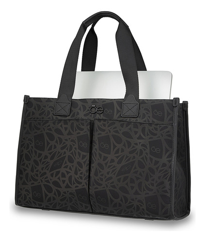 Bolsa Tote Cloe Javari I Grande Color Negro