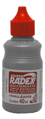 Tinta Para Carimbo Automatic Vermelho Radex 40ml