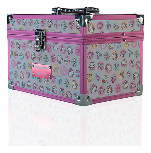 Hello Kitty Maleta Rosa Compacta Com Compartimento Dbhk-01r