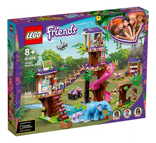 Lego Friends - Base De Rescate En La Jungla - Set 41424