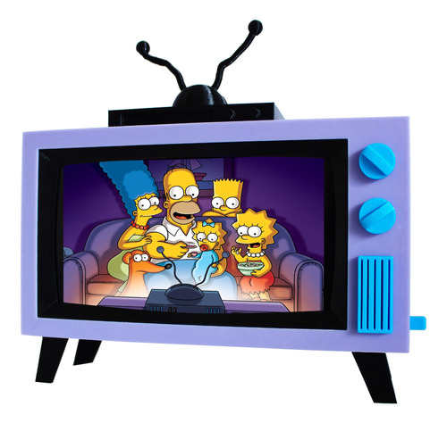 Soporte Celular Tv Los Simpsons Ajustable A Tu Celular 