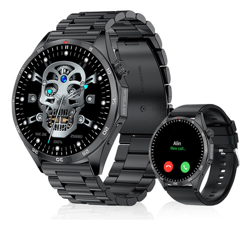 Smartwatch Reloj Inteligente Keluona Lt09 Pantalla 1.5 Y Correa De Acero Inoxidable