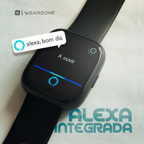 Smartwatch Lançamento Econômico Com Strava E Tela Amoled Preto Preto