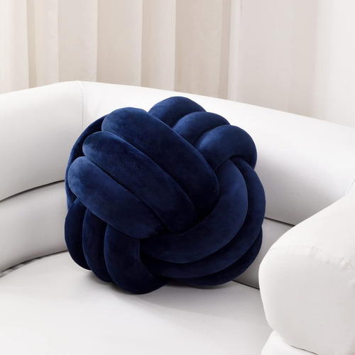 Cojín Sioloc Soft Knot Ball De Felpa De 20 Cm De Diámetro