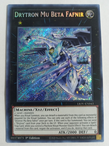 Drytron Mu Beta Fafnir - Secret Rare    Liov