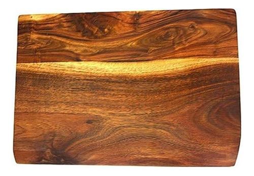 Tabla De Cortar De Madera Maciza De Acacia Hecha A Mano