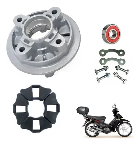 comprar Flange Coroa Zig 50 u002F 100 + Coxins + Prision + Rolamento 