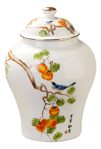 Tarro De Cerámica Para Jengibre, Florero De 1300ml