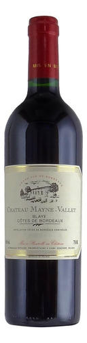 Vinho Château Mayne Vallet Blaye Côtes De Bordeaux 750ml