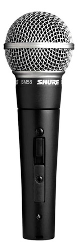 Microfone Bastão Cardióide Shure Sm58s