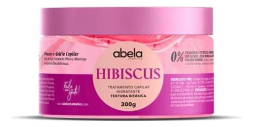 Mascara Hidratação Profunda Bifasica Hibiscus 300g - Abela