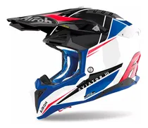 Comprar Capacete Cross Airoh Aviator 3 Push Blue Red